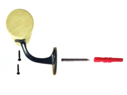 soporte para pasamanos de madera